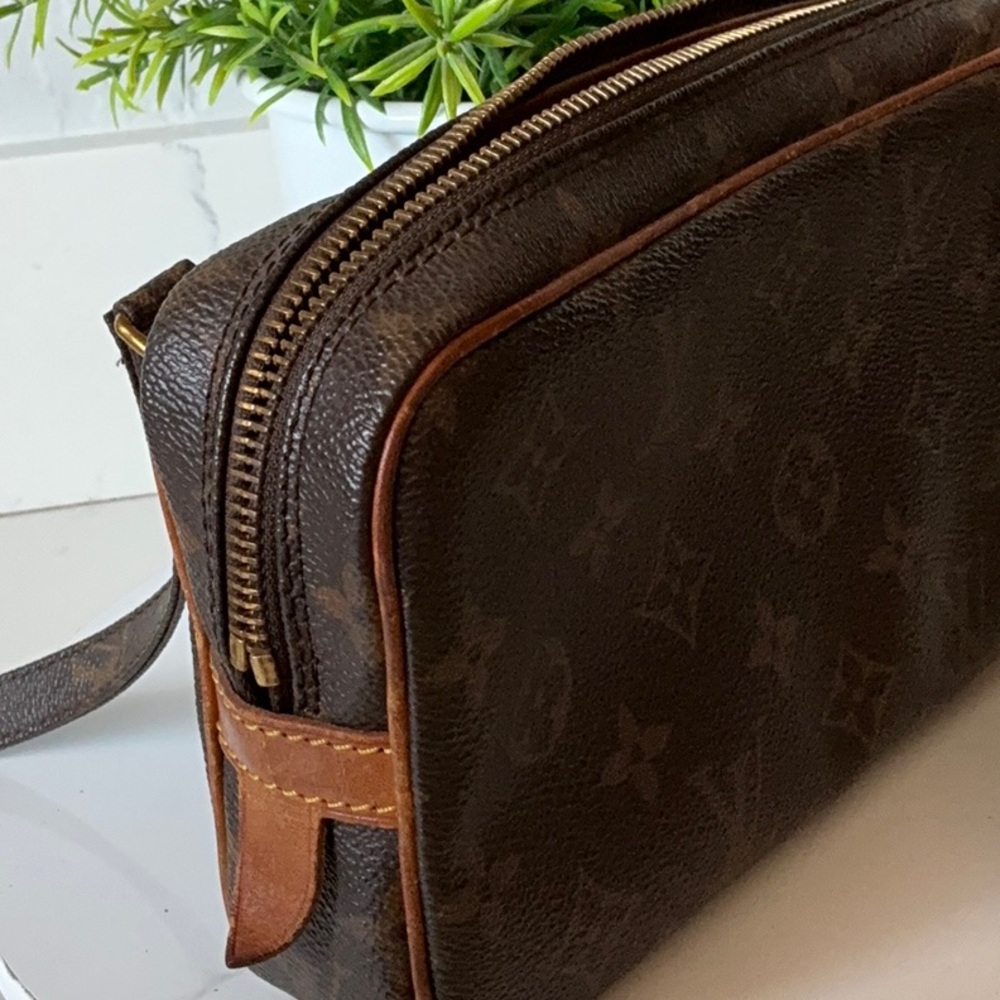 Authentic Louis Vuitton Monogram Pochette Marley Bandouliere Bag - Picture 7 of 13